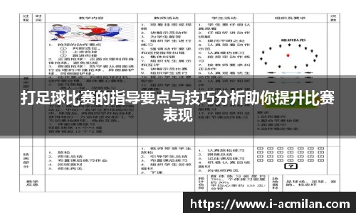 打足球比赛的指导要点与技巧分析助你提升比赛表现